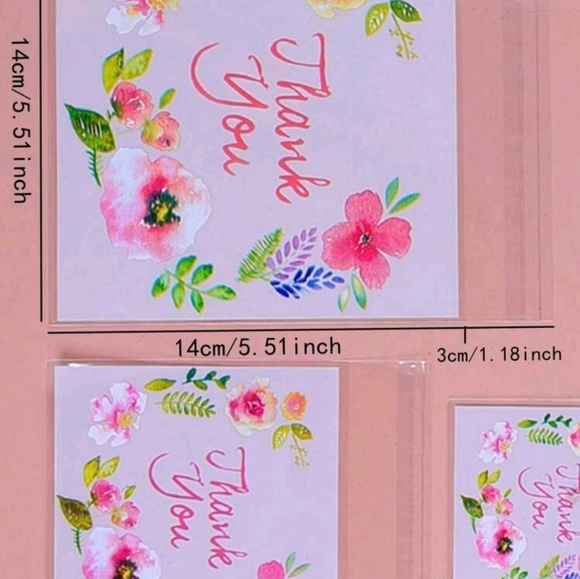 ✨️🤍 100 piece clear plastic giftbag/ shipping supplies (2 sizes) ✨️🤍 - Picture 5 of 5